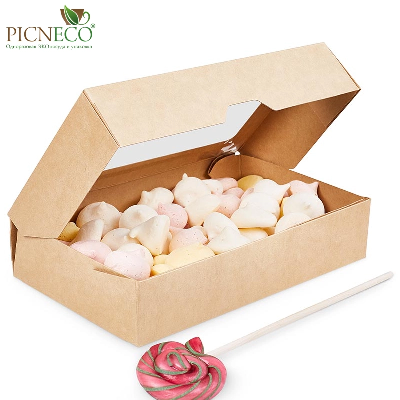 товар Контейнер бумажный 1000мл, крафт, серия OneBox OKP100